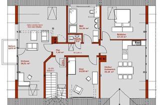 Wohnung mieten in Pappelallee, 01458 Ottendorf-Okrilla, Helle 4-Zimmer Dachgeschosswohnung in Ottendorf-Okrilla