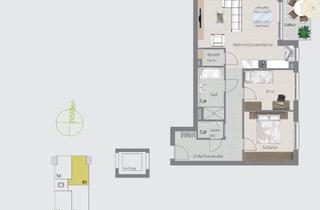 Wohnung mieten in Dinkelstraße, 70825 Korntal-Münchingen, Wunderschöne 3,5 Zimmer Neubauwohnung in Korntal- West