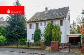 Einfamilienhaus kaufen in 63454 Hanau, Hanau-Kesselstadt, Wohngebiet „Hohe Tanne“: Sanierungsbedürftiges Einfamilienhaus mit viel Plat