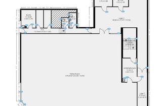 Gewerbeimmobilie mieten in Obere Kirchgasse, 73655 Plüderhausen, Verkaufsfläche im Zentrum von Plüderhausen mit 550 m2 Gesamtfläche und 350 m2 Verkaufsfläche