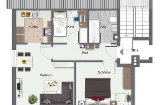 Wohnung mieten in 85080 Gaimersheim, 2,5-Zimmer Dachgeschosswohnung in Gaimersheim