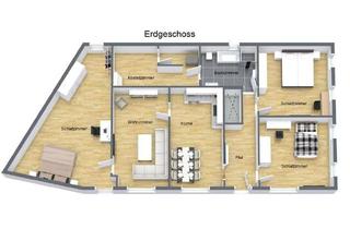 Wohnung mieten in 67585 Dorn-Dürkheim, Kernsanierte 4ZKB 131m² EG Wohnung + Neue Einbauküche mit E-Geräten