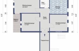 Wohnung mieten in 47445 Moers, 1. OG, 3 Zimmer, Balkon, Moers