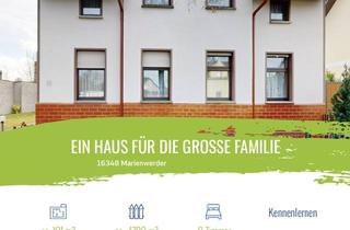 Haus kaufen in 16348 Marienwerder, Ein Haus für die ganze Familie + provisionsfrei + sofort zu haben!