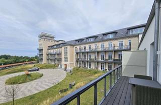 Immobilie mieten in Direktor-Schütz-Weg 15, 18347 Ostseebad Wustrow, 5* Ferienwohnung (max. 4 Personen) mit Meerblick, 2 Schlafzimmer, 2 Bäder, Sauna, Gym + Strandkorb