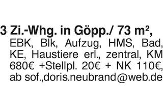 Wohnung mieten in 73033 Göppingen, 3 Zi.-Whg. in Göpp.