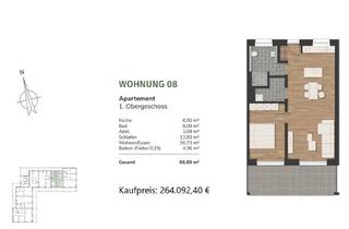 Wohnung kaufen in 26340 Zetel, Wohnen am Urwald - 17 moderne Eigentumswohnungen in Neuenburg WG 8 Kauf