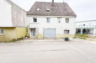 Einfamilienhaus kaufen in 89183 Holzkirch, Holzkirch - Freistehendes Einfamilienhaus mit 130 m² Wohnfläche - ideal für Handwerker und Familien