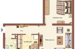 Wohnung mieten in Karrenweg 159, 41169 Hardt, 2-Zimmer-Wohnung in Mönchengladbach Hardt