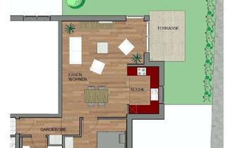 Wohnung mieten in 64859 Eppertshausen, NUR 14 MONATE - idyllisches wohnen mit eigenem Garten und direkter Waldrand Nähe! LED - EBK 2x KFZ P