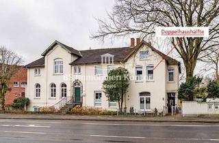 Doppelhaushälfte kaufen in 26721 Stadtzentrum, Stadtzentrum! Großzügige Doppelhaushälfte mit Terrasse und Blockhaus in zentraler Wohnlage!