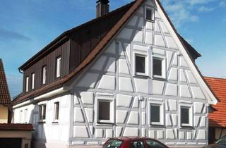 Haus mieten in 71665 Vaihingen an der Enz, „Charmante Fachwerk-Doppelhaushälfte zur Miete – Wohnflair im historischen Stil!“