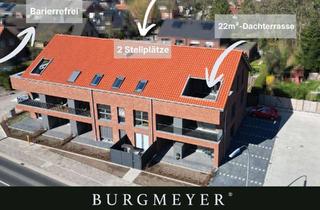 Wohnung kaufen in 49809 Lingen, NEUBAU: ETW mit 2 Schlafzimmern, großer Loggia, barrierefreiem Zugang und 2 Stellplätzen in Laxten
