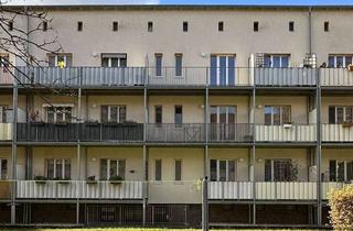 Wohnung kaufen in 04328 Sellerhausen-Stünz, Bezugsfrei: 1-Zimmer-Wohnung mit großzügigem Balkon in Sellerhausen - über 5% Soll - Rendite