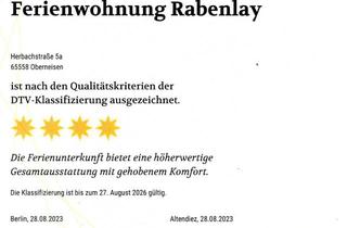 Wohnung mieten in Herbachstraße 5a, 65558 Oberneisen, Schicke Single 2-Zimmer-Ferienwohnung mit Terrasse in Oberneisen