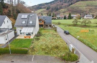 Grundstück zu kaufen in 79286 Glottertal, IMMORath.de - Baugrundstück für Doppelhaushälfte in Glottertal mit Bergblick