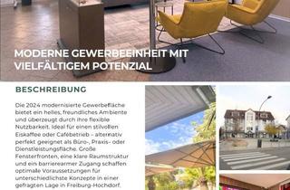 Gewerbeimmobilie kaufen in 79108 Freiburg, Freiburg im Breisgau - Provisionsfrei* Eiskaffee, Büro oder Kreativraum - moderne Gewerbefläche mit Optionen!