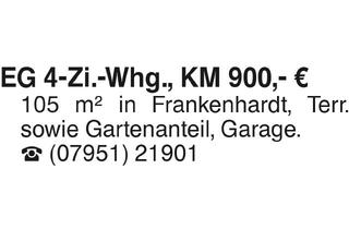 Wohnung mieten in 74586 Frankenhardt, EG 4-Zi.-Whg.