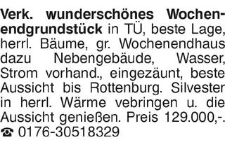 Grundstück zu kaufen in 72072 Tübingen, Grundstücke, Tübingen