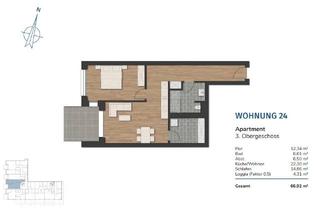 Wohnung kaufen in 26382 Wilhelmshaven, Havencity – Modernes Wohnen am Südstrand WE 24 - Steuersparmodell
