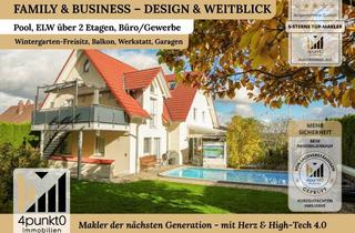 Haus kaufen in 91757 Treuchtlingen, Panoramahaus am Rappenberg: Pool, Einliegeroption, 10 Zimmer, 380 m²