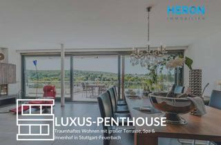 Penthouse kaufen in 70469 Feuerbach, LUXUS-PENTHOUSE – Traumhaftes Wohnen mit großer Terrasse, Spa & Innenhof in Stuttgart-Feuerbach