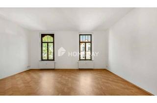 Wohnung kaufen in 06749 Bitterfeld-Wolfen, Altbaucharme trifft moderne Wohnqualität – stilvolle und bezugsfreie 3-Zimmer-Wohnung