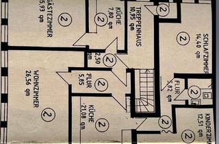 Wohnung mieten in 71263 Weil der Stadt, Helle sanierte 4,5 Zimmer-Altbauwohnung in zentraler Lage