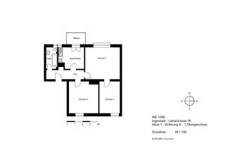 Wohnung mieten in Leharstr. 18, 85057 Ingolstadt, Sanierte 3-Zimmerwohnung mit Balkon