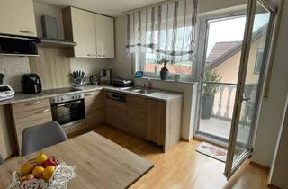 Wohnung mieten in 74626 Bretzfeld, Stilvolle 3-Zimmer-Dachgeschosswohnung mit Balkon und Einbauküche in Bretzfeld