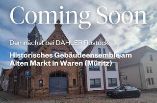 Gewerbeimmobilie kaufen in 17192 Waren, Historisches Gebäudeensemble am Alten Markt in Waren (Müritz)