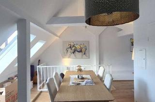 Wohnung mieten in Münsterer Straße xx, 60326 Gallus, Schön sanierte 3-Zimmer-DG-Maisonettewohnung im Altbau mit EBK, Parkett und Dachterrasse