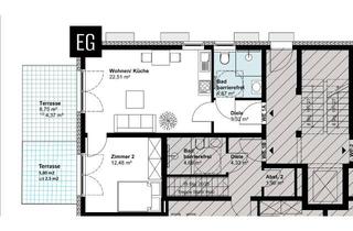 Wohnung mieten in Adolf-Martens-Straße 12, 12205 Lichterfelde, Erstbezug: Moderne 2-Zimmer Wohnung mit Terrasse, in Berlin-Lichterfelde