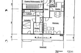Wohnung mieten in Stormarner Straße 23, 22941 Bargteheide, 2,5 Zimmer-Wohnung mit großem Balkon und Tiefgaragenstellplatz zu vermieten