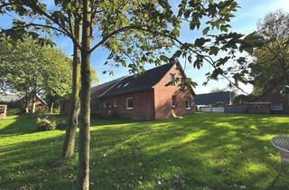 Haus kaufen in 26802 Moormerland, Geräumiger Resthof mit zwei Wohneinheiten und großer Halle