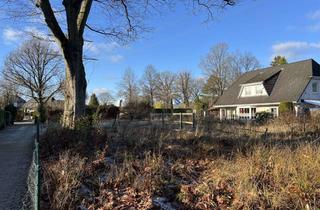 Grundstück zu kaufen in 22395 Bergstedt, Naturverbundenes Baugrundstück mit genehmigter Bauvoranfrage und ohne Altbestand