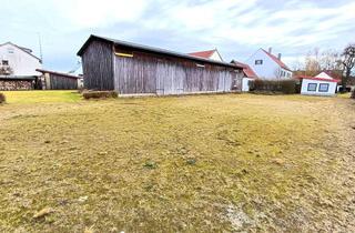 Grundstück zu kaufen in 86568 Hollenbach, Vielseitiges Grundstück mit Ausbaupotenzial und Scheune in idyllischer Lage von Hollenbach