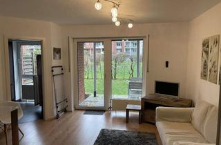Immobilie mieten in Maastrichter Straße 38, 41464 Neuss, Vollständig möbliertes helles Apartement in Neuss mit eigenem kleinen Garten und PKW Stellplatz!