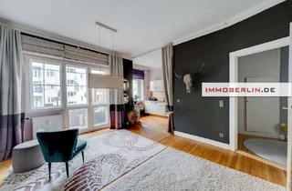 Wohnung kaufen in Ludwigkirchplatz, 10707 Wilmersdorf, IMMOBERLIN.DE - Wohlfühllage! Stilvolle Altbauwohnung mit ruhiger Westloggia nahe Ludwigkirchplatz