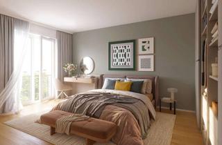 Wohnung kaufen in Lerchenauer Straße Ecke Georg-Zech-Allee 280, 80995 Feldmoching-Hasenbergl, 4-Zimmer-Familiendomizil mit Südbalkon und Blick in den grünen Hof