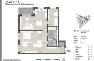 Wohnung mieten in Walter-Kördel-Straße, 14641 Nauen, 4 Zimmer Wohnung Neubau