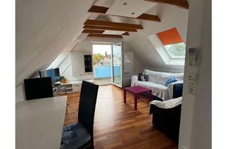 Wohnung mieten in Pflugfelder Straße 18, 70806 Kornwestheim, 1-Zimmer Dachgeschosswohnung möbliert in Kornwestheim mit Balkon für 1 Person