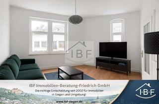 Wohnung mieten in 57072 Siegen, Stilvoll modernisierte 3-ZKB-Altbauwohnung mit Loggia in zentraler Lage von Siegen