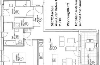 Wohnung mieten in Am Guten Hirten 10, 52072 Aachen, Erstbezug einer modernen Etagenwohnung nahe RWTH-Campus