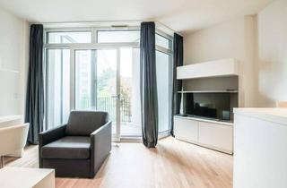 Wohnung mieten in Vogelweidestraße, 81677 Bogenhausen, Vollmöblierte 2-Zimmer Luxus-Wohnung mit Balkon im 3. OG in Bogenhausen (3 min. zur Tram)