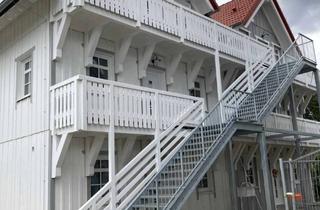 Wohnung mieten in Emma-Reich-Straße, 15517 Fürstenwalde, wunderschöne Dachgeschosswohnung mit zwei Balkonen im Holzneubau