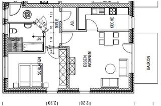 Wohnung mieten in Friedrichsdorfer Str. 59, 33335 Gütersloh, Attraktive 2-Zimmer Wohnung mit Balkon im 1. OG in Gütersloh