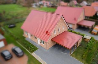 Doppelhaushälfte kaufen in 26835 Neukamperfehn, Moderne Doppelhaushälfte mit 5 Zimmern, Wärmepumpe & Carport