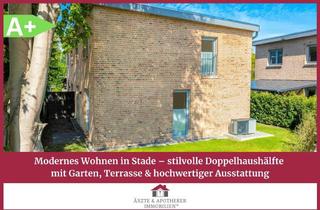 Doppelhaushälfte kaufen in 21682 Stade, Modernes Wohnen in Stade– stilvolle Doppelhaushälfte mit Garten, Terrasse & hochwertiger Ausstattung