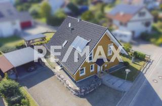 Haus kaufen in 72514 Inzigkofen, RE/MAX: Inzigkofen * Einzigartiges Einfamilien-Holzhaus in bevorzugter, familienfreundlicher Lage